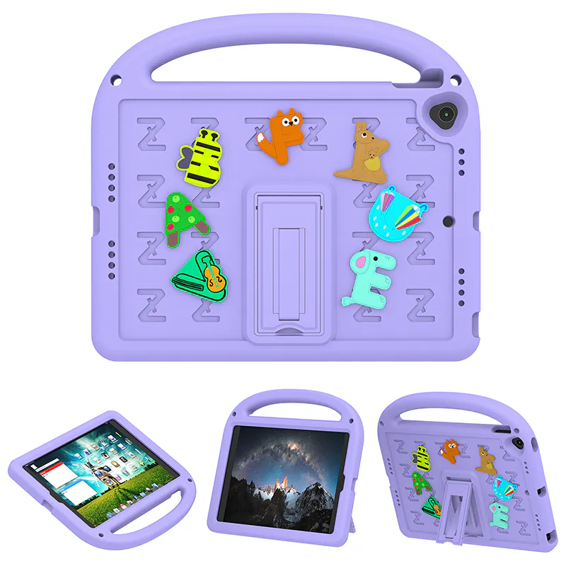 Case for Ipad new 9.7 ‌A10 Fusion Cartoon Stand Letter