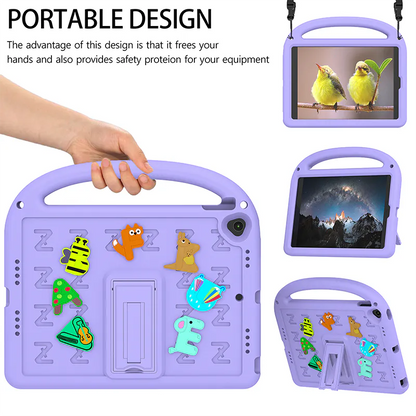 Case for Ipad new 9.7 ‌A10 Fusion Cartoon Stand Letter