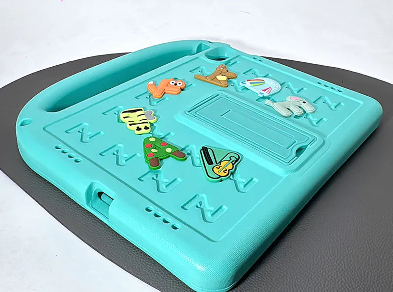 Case for Ipad new 9.7 ‌A10 Fusion Cartoon Stand Letter