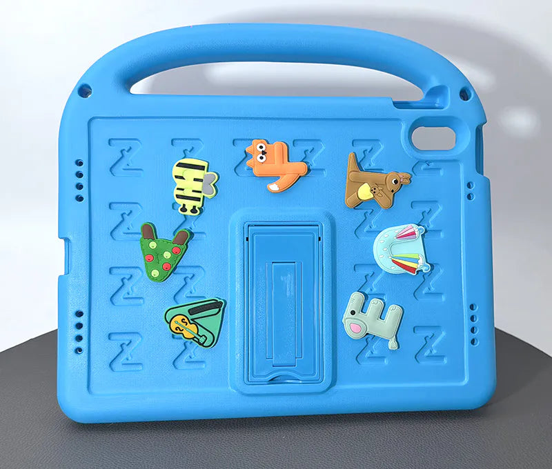 Case for Ipad new 9.7 ‌A10 Fusion Cartoon Stand Letter
