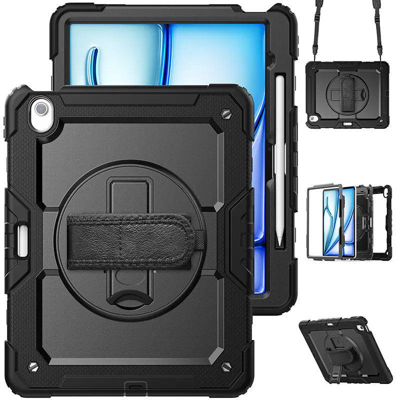 Case for Ipad Pro 12.9 2022/2021/2020/2018 heavy duty with penslot PRO STRAP (not fit Air 13)