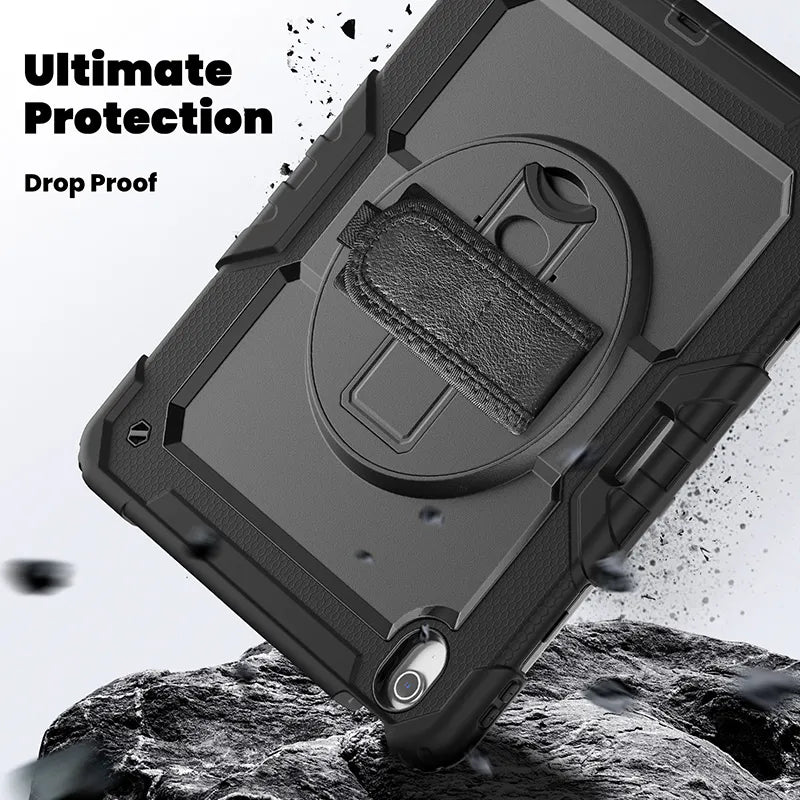 Case for Ipad Pro 12.9 2022/2021/2020/2018 heavy duty with penslot PRO STRAP (not fit Air 13)