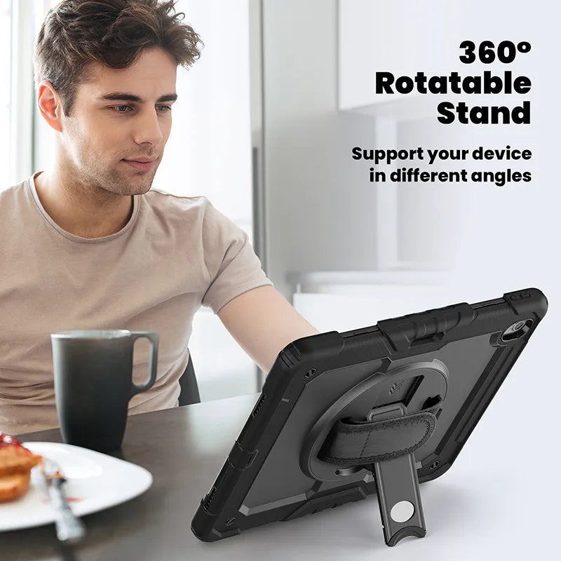 Case for Ipad Pro 12.9 2022/2021/2020/2018 heavy duty with penslot PRO STRAP (not fit Air 13)