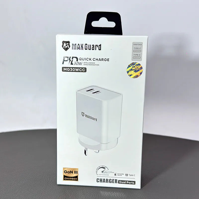 Maxguard MG30WCC PD 30W GaN III Wall Charger