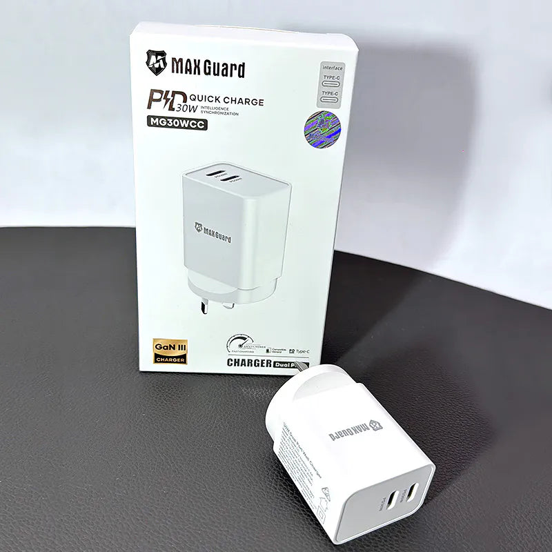 Maxguard MG30WCC PD 30W GaN III Wall Charger