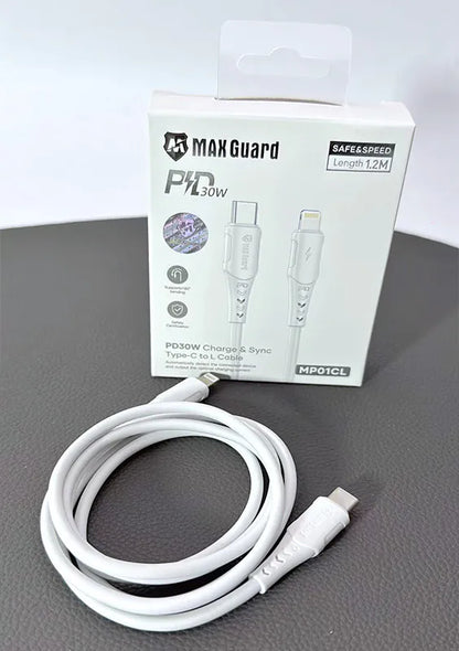 Maxguard MP01CL 1.2m 30W Type-C to Lightning Cable
