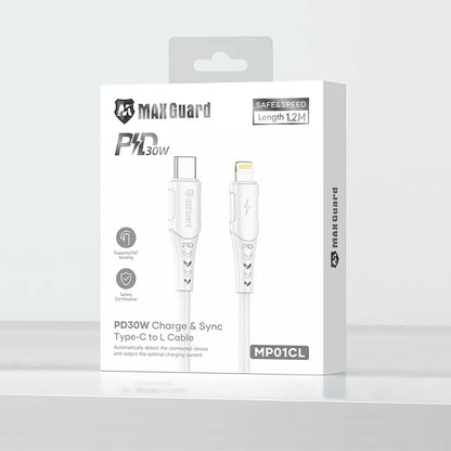 Maxguard MP01CL 1.2m 30W Type-C to Lightning Cable