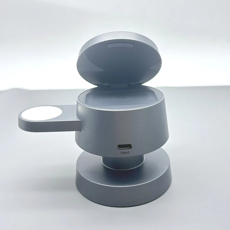 Maxguard MW09 4 in 1 15W Hub Wireless Charger ( For apple watch and IOS & android system phone)