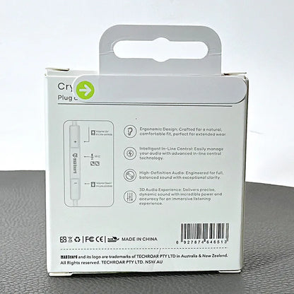 Maxguard MZ01 Crystal Sound Lightning earphone (Plus & Play)