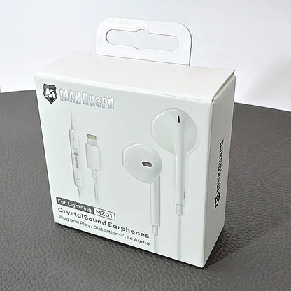 Maxguard MZ01 Crystal Sound Lightning earphone (Plus & Play)