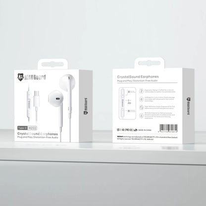 Maxguard MZ02 Crystal Sound Type-C earphone (Plus & Play)