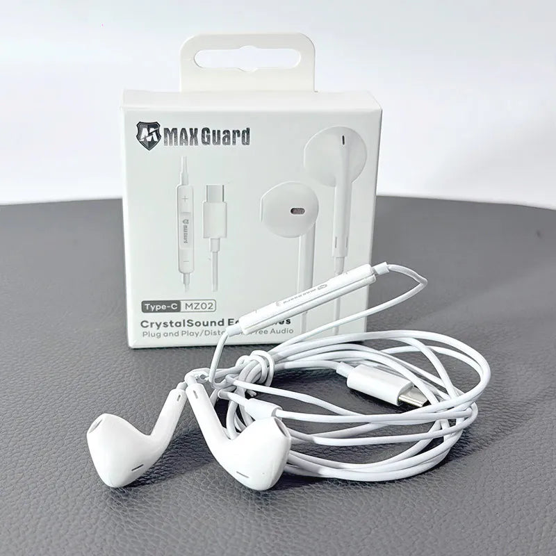 Maxguard MZ02 Crystal Sound Type-C earphone (Plus & Play)