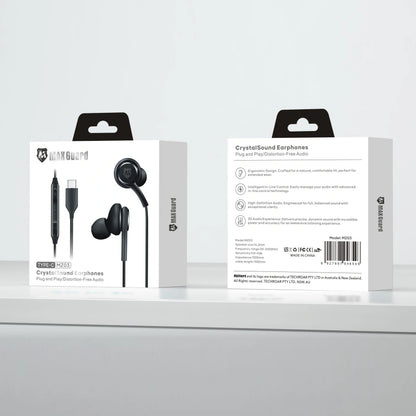 Maxguard MZ03 Type-C Crystal Sound earphone