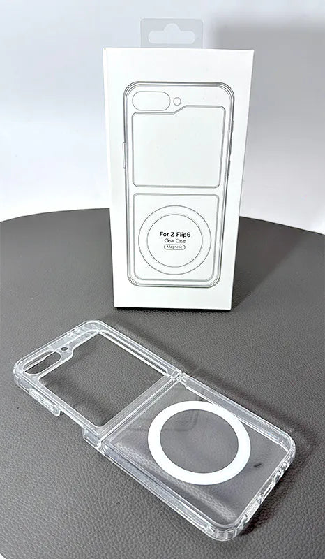 Samsung Z Flip7 FE /Flip6 MagFit Clear  Case