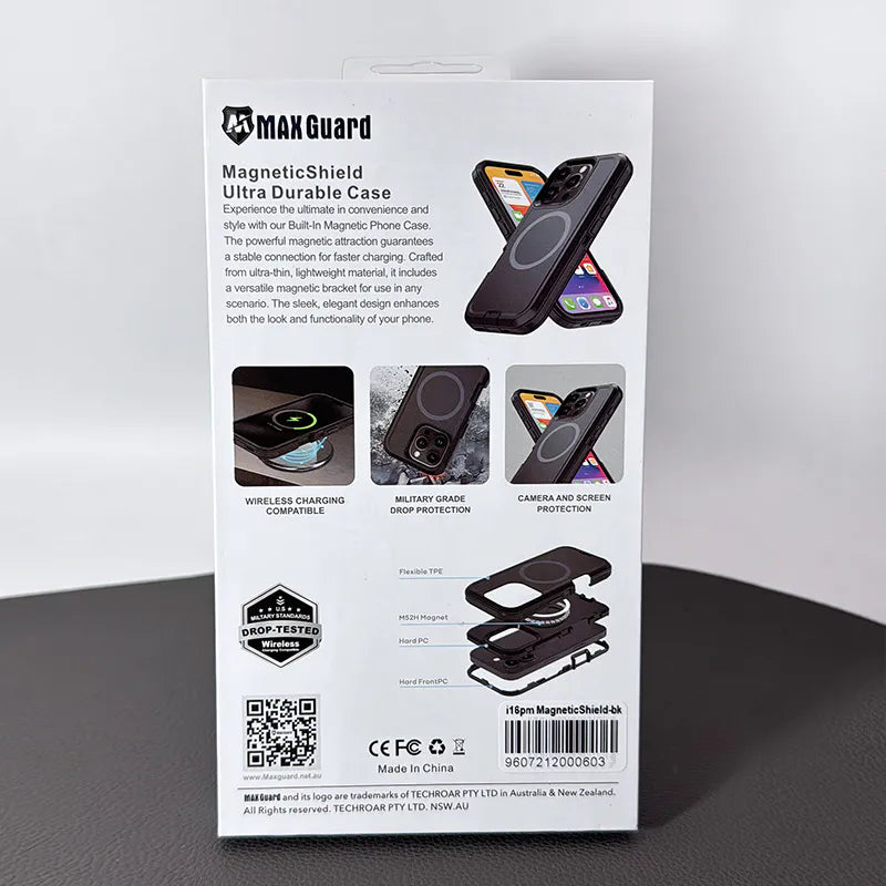 Case for Iphone 14 Plus / 15 Plus 6.7 Maxguard magnetic Shield MagFit