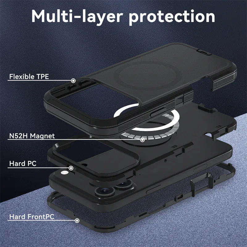Case for iPhone 17 6.3 Maxguard Magnetic Shield MagFit