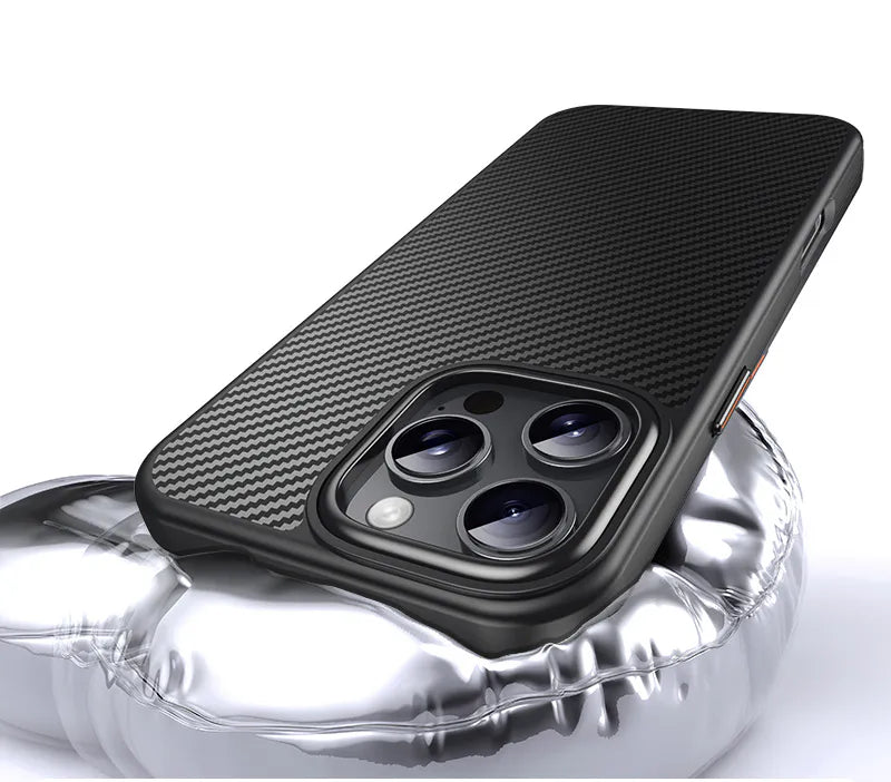 Case for iPhone 17 Air 6.6 Maxguard Carbon Fiber MagFit