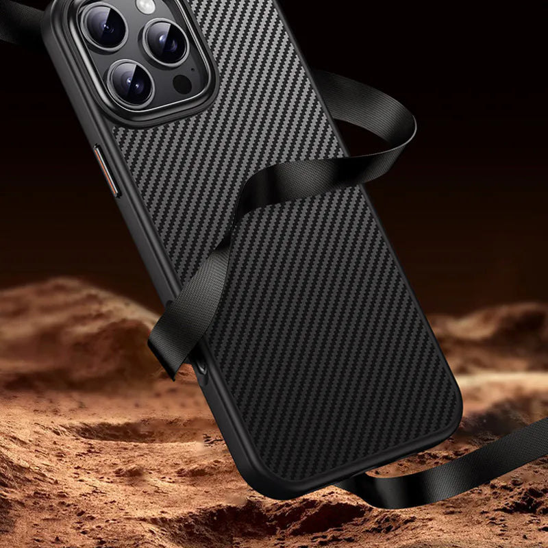 Case for iPhone 17 Air 6.6 Maxguard Carbon Fiber MagFit