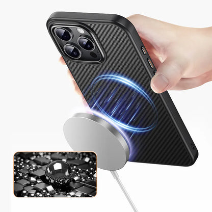 Case for iPhone 17 Air 6.6 Maxguard Carbon Fiber MagFit