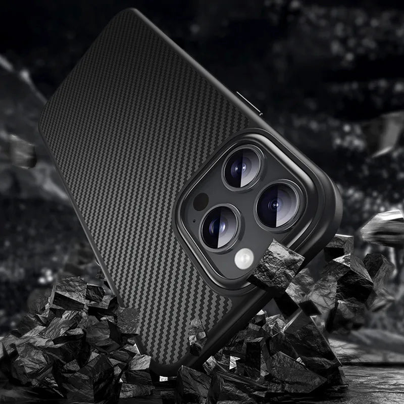 Case for iPhone 17 Air 6.6 Maxguard Carbon Fiber MagFit