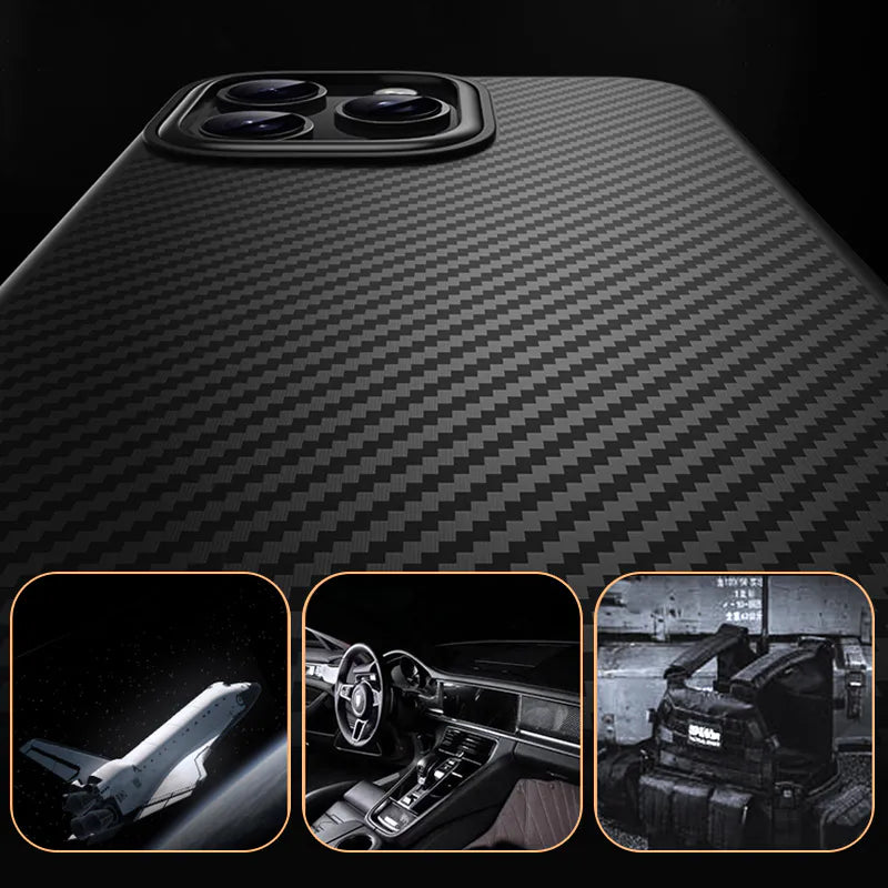 Case for iPhone 17 Air 6.6 Maxguard Carbon Fiber MagFit