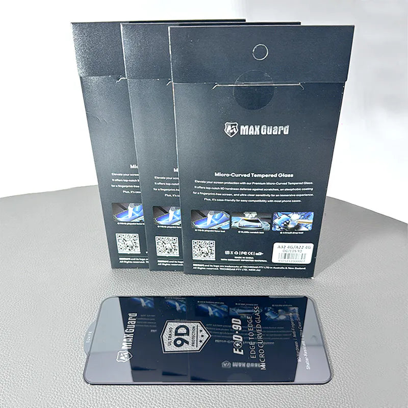 Maxguard ESD 9D Edge to Edge Micro Curved Glass Screen Protector for Samsung
