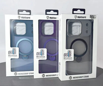 Case for iPhone 17 Pro 6.3 Maxguard Mergegrip Stand Magfit