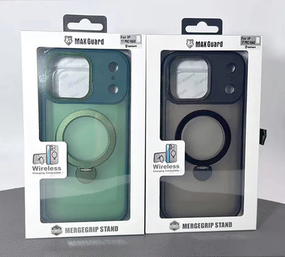 Case for iPhone 17 Pro max 6.9 Maxguard Mergegrip Stand Magfit