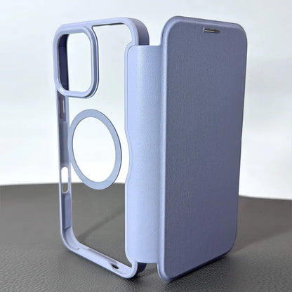 Case for iPhone 16 6.1 Maxguard Mag Noble Flip MagFit