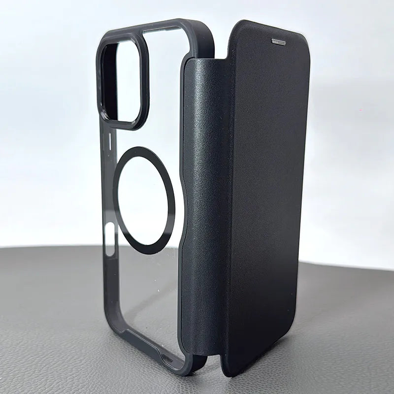 Case for iPhone 16 6.1 Maxguard Mag Noble Flip MagFit