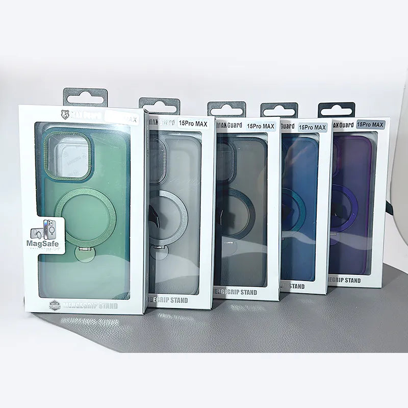 Case for iPhone 17 Pro 6.3 Maxguard Mergegrip Stand Magfit