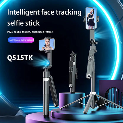 Tracking Gimbal Selfie Stick, 35cm-1.8m extendable Q515TK