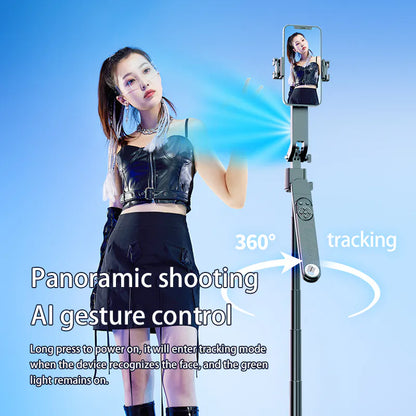 Tracking Gimbal Selfie Stick, 35cm-1.8m extendable Q515TK