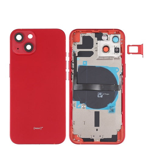 IPHONE 13 BACK HOUSING WITH POWER FLEX RED