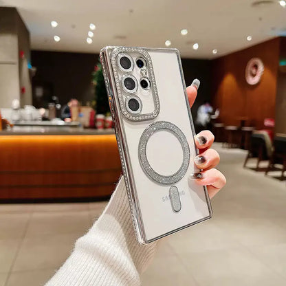 S25 Kinglink Glitter Bling Design MagFit case