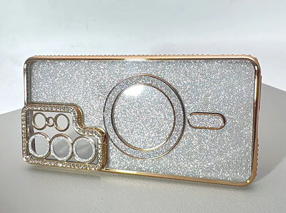 S25 Kinglink Glitter Bling Design MagFit case