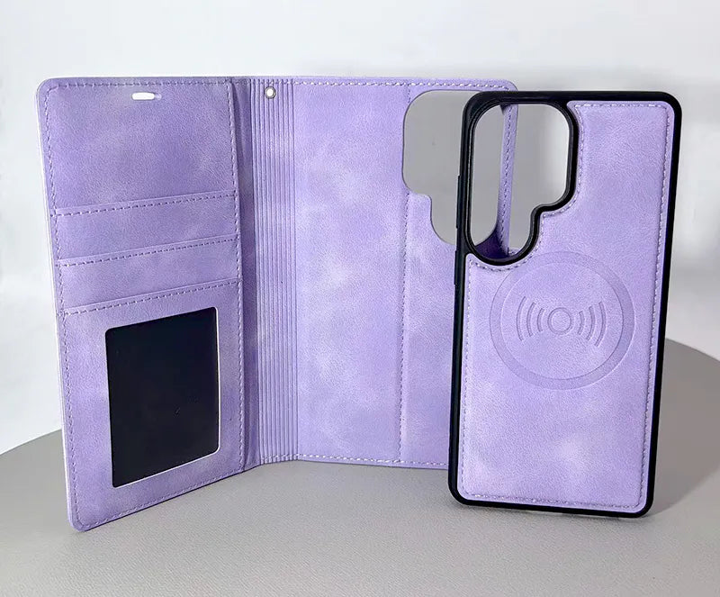 S26 Ultra Hanman 2 in 1 Detachable Magnetic Wallet case