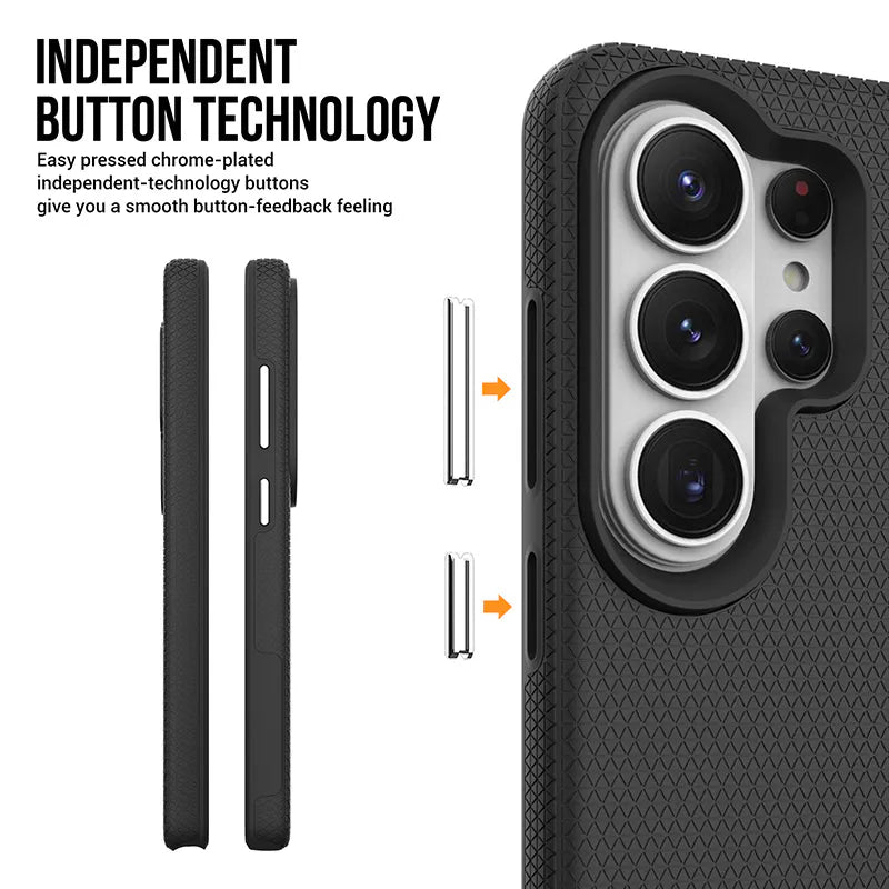 S24 FE triangle series thin color baocai case