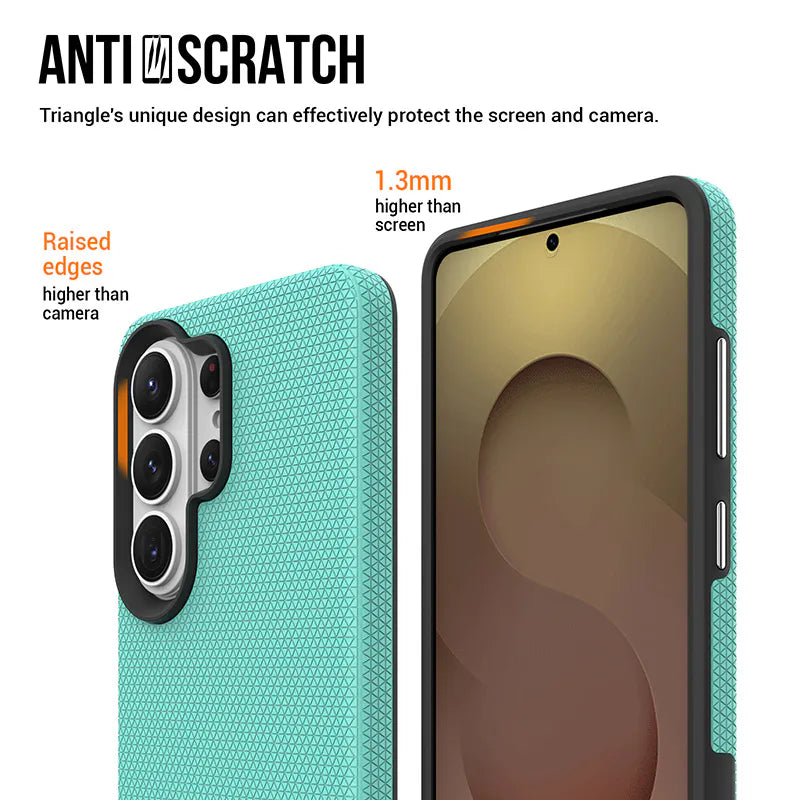 S25 FE triangle series thin color baocai case