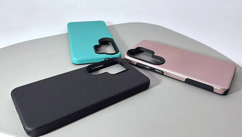 S24 FE triangle series thin color baocai case