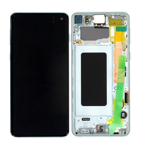 SAMSUNG S10 SCREEN PRISM GREEN (SERVICE PACK)