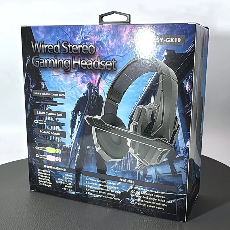 Wired SYGX10 Stereo Gaming Headset