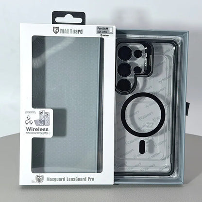 S26 Ultra Maxguard MagFit LensGuard Pro with Cameras Protector
