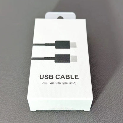 Sams Type-C to Type-C  3a Cable Ori Quality (white box)