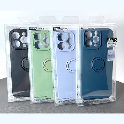 Case for Iphone 13 6.1 Kinglink Silicone Ring  (14 6.1 fit)