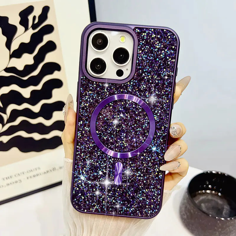 Case for iPhone 17 Pro max 6.9 Maxguard Stylish Diamond MagFit