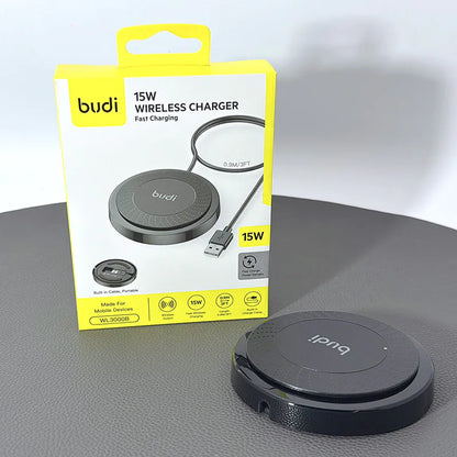 Budi WL3000B 15W Wireless Charger