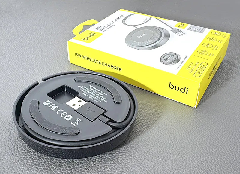 Budi WL3000B 15W Wireless Charger