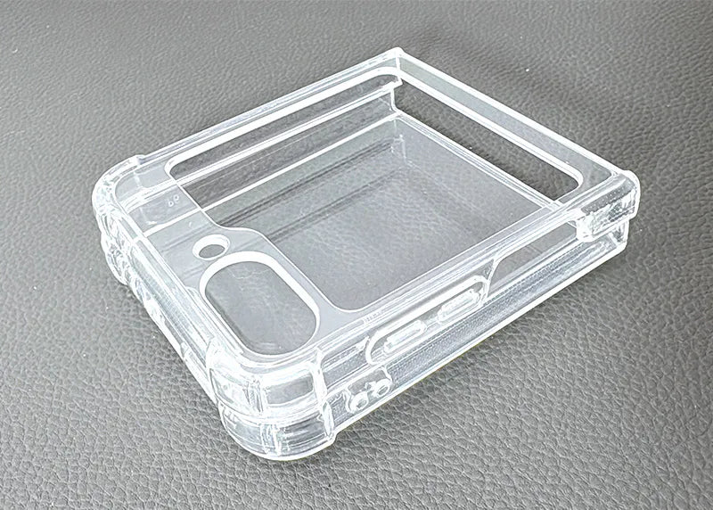 Samsung Z Flip7 FE /Flip6 Clear Corner TPU PC Case