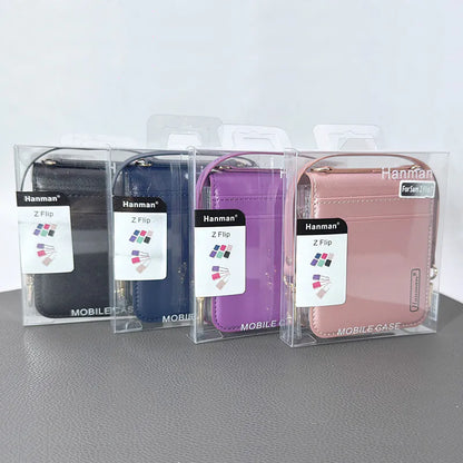 Samsung Z Flip7 FE /Flip6 Hanman Wallet case with strap